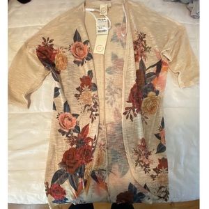 Floral cardigan